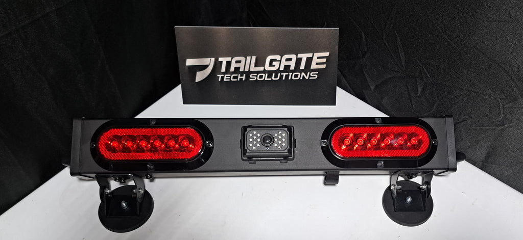 Master Tailgaters 24" Wireless Tow Light Bar with Camera and Monitor | Choice of 4 Pin Round, 4 Pin Flat, or 7 Pin Blade with Reverse