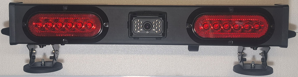 Master Tailgaters 24" Wireless Tow Light Bar with Camera and Monitor | Choice of 4 Pin Round, 4 Pin Flat, or 7 Pin Blade with Reverse