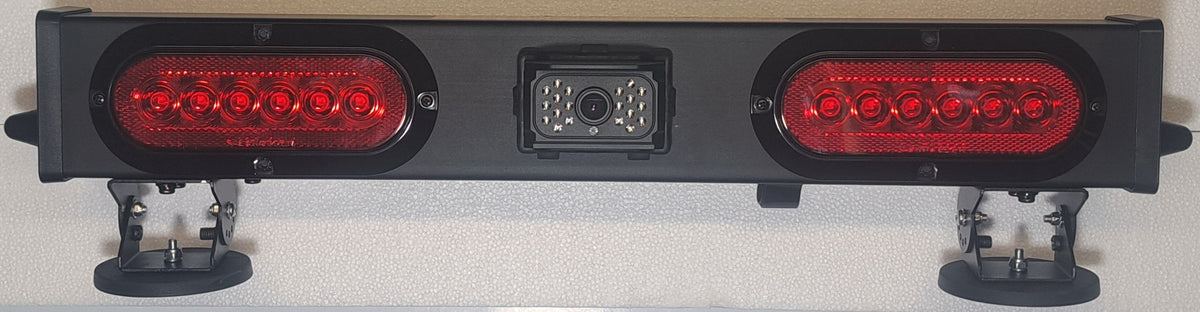 Master Tailgaters 24" Wireless Tow Light Bar with Camera and Monitor | Choice of 4 Pin Round, 4 Pin Flat, or 7 Pin Blade with Reverse